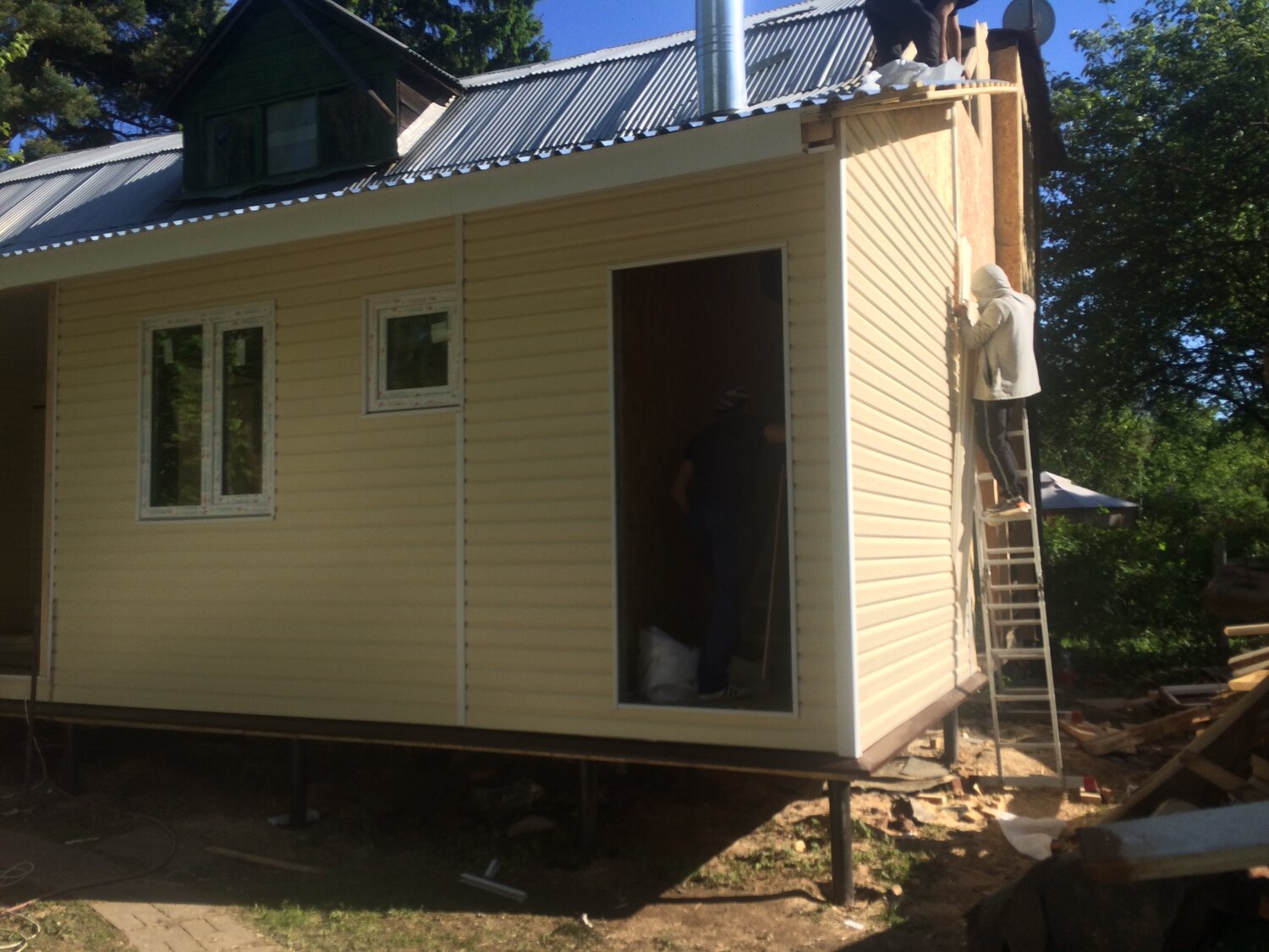 Строительство пристройки к дому