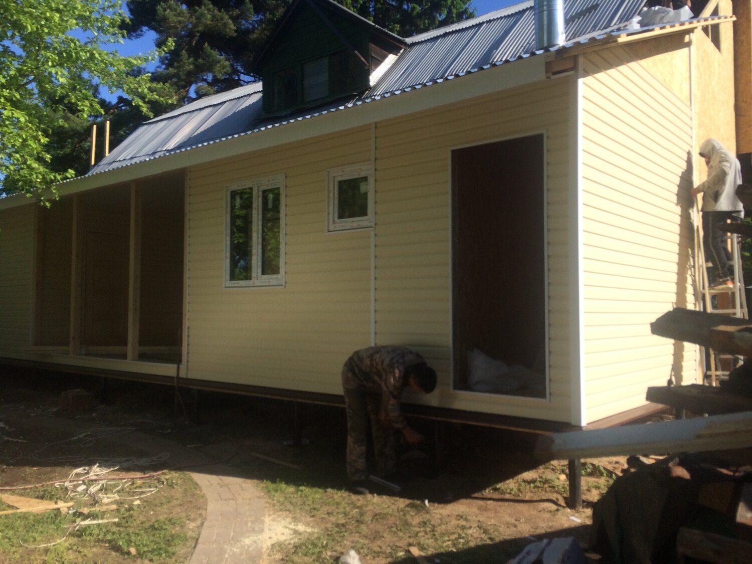 Строительство пристройки к дому