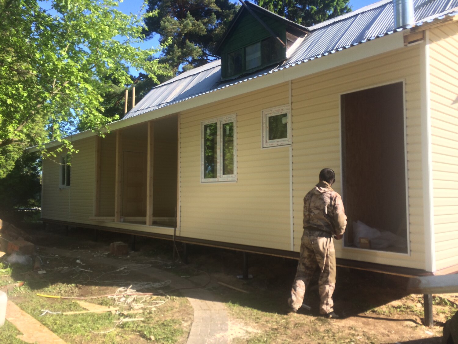 Строительство пристройки к дому