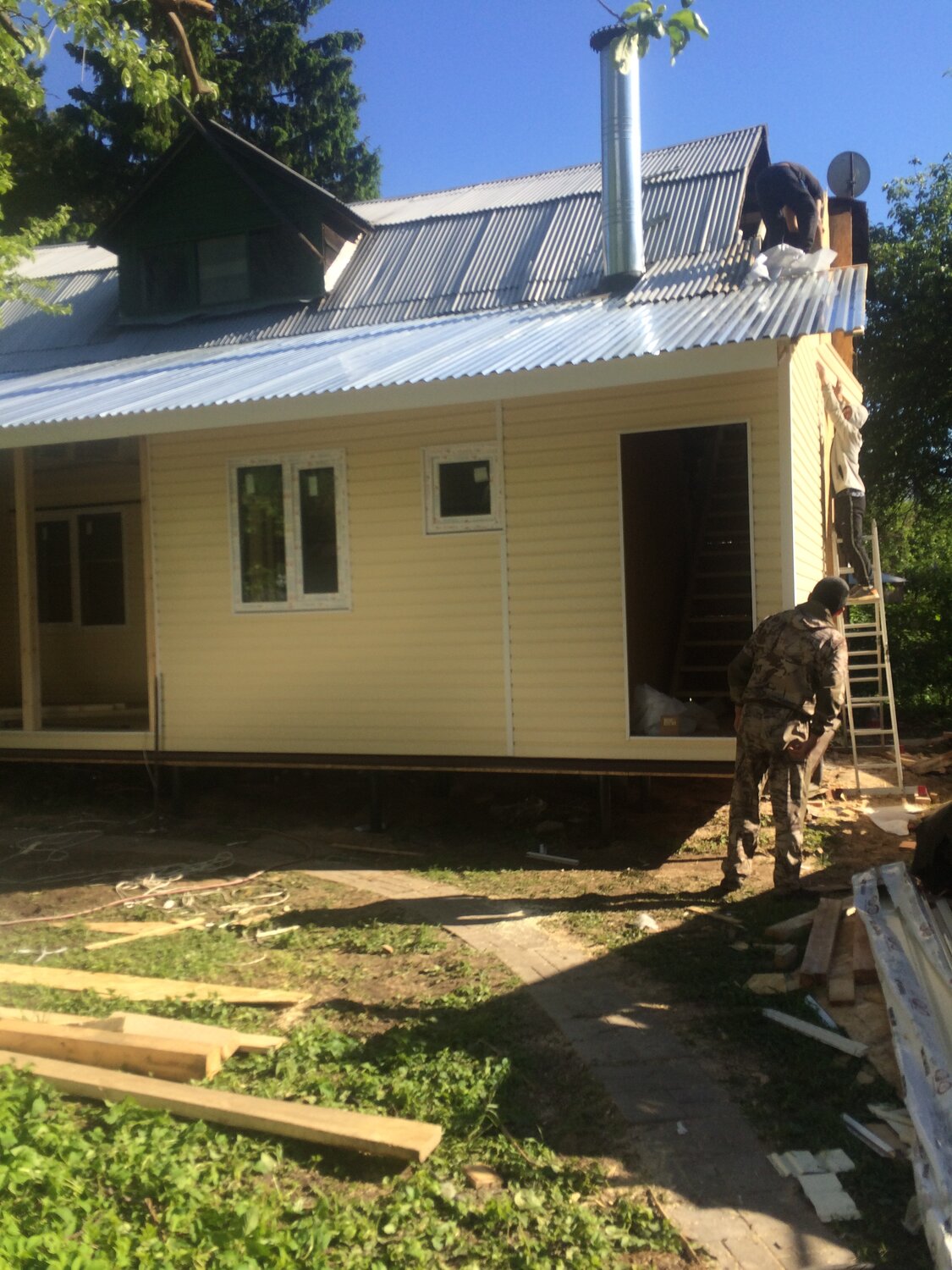 Строительство пристройки к дому