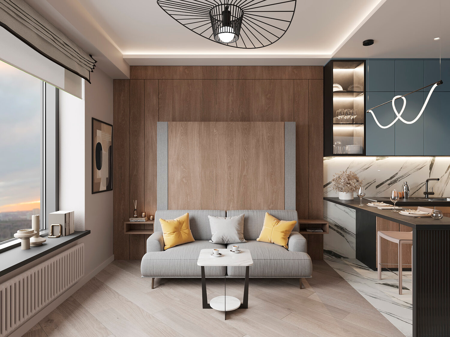 дизайн студии квартиры, дизайн интерьера, дизайн студии, интерьер студии, интерьер квартиры