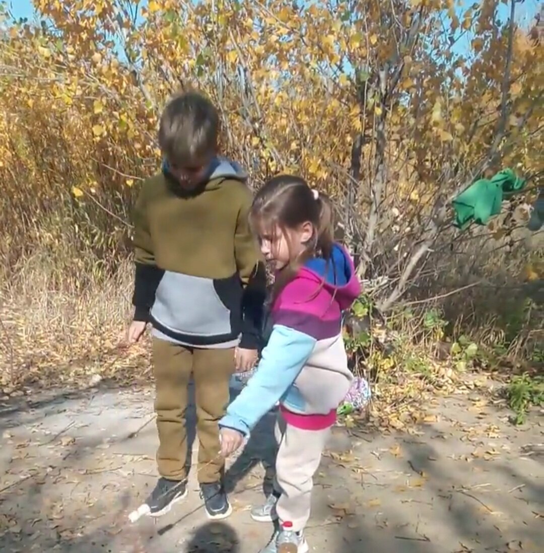 человек, ребенок, осень, детский лагерь, в осеннем лесу
