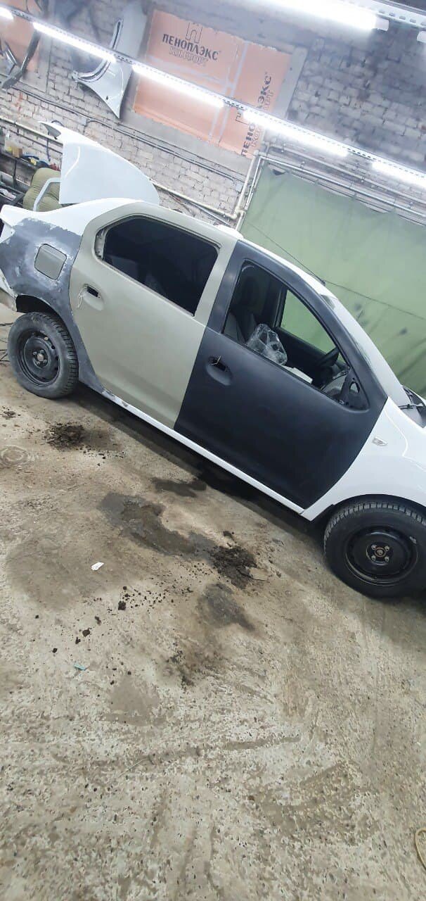 автомобиль, капот рено логан с покраской, авто, рено логан 2 убер, renault sandero