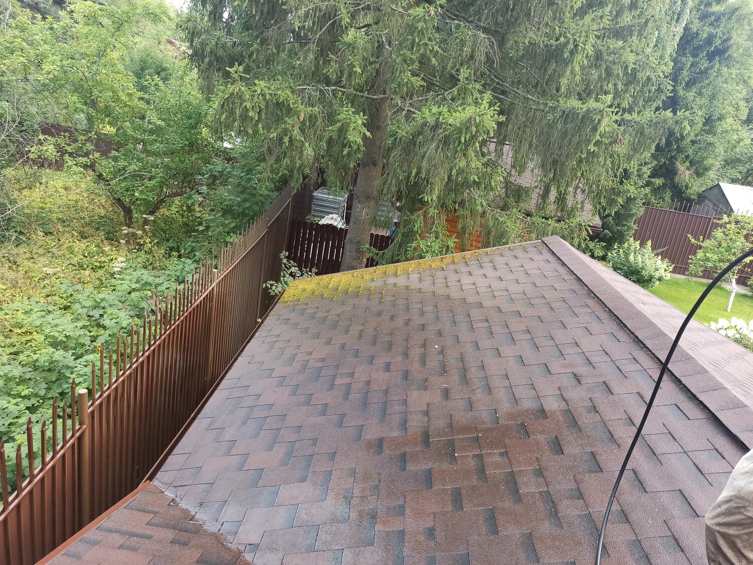 кровля, битумная черепица owens corning, покрытие кровли, парапеты для кровли, покрытие крыши