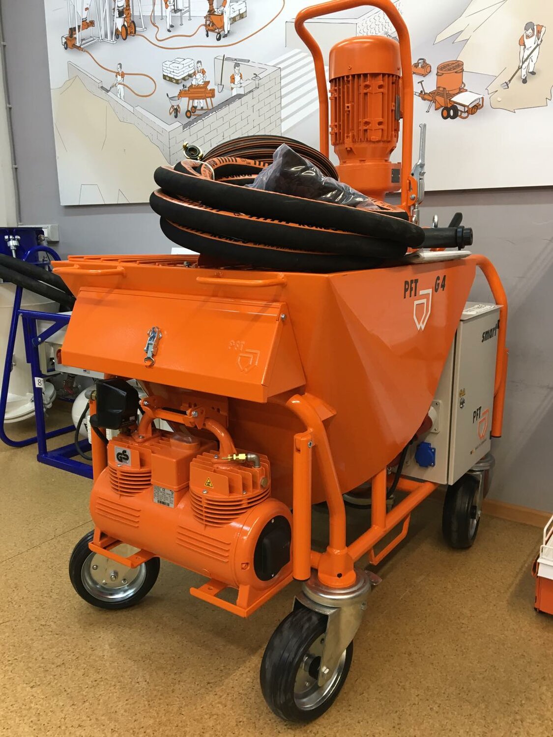 штукатурная станция pft g4 smart, штукатурная станция pft, штукатурная станция, штукатурная станция пфт g4, pft g 4
