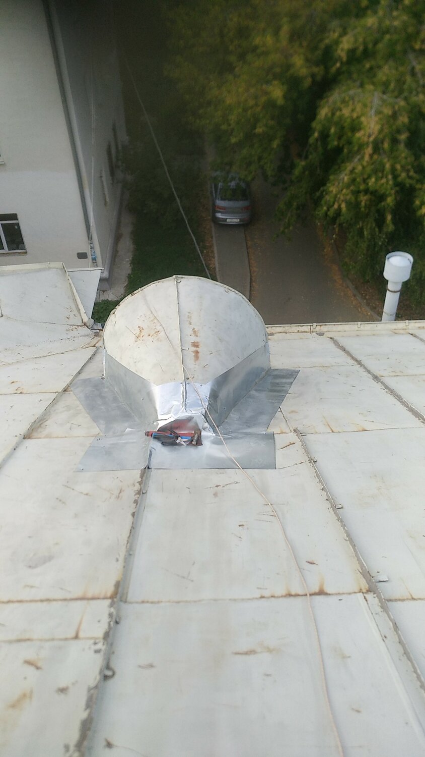 молниезащита на кровле, кровли, крыша, крепление молниезащиты на кровле, ремонт кровли