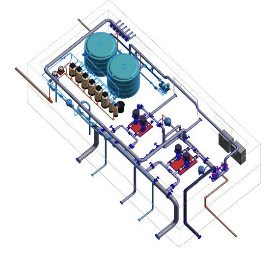 системы водоснабжения, проект водоснабжения, инженерные системы, инженерные сети, проектирование систем отопления