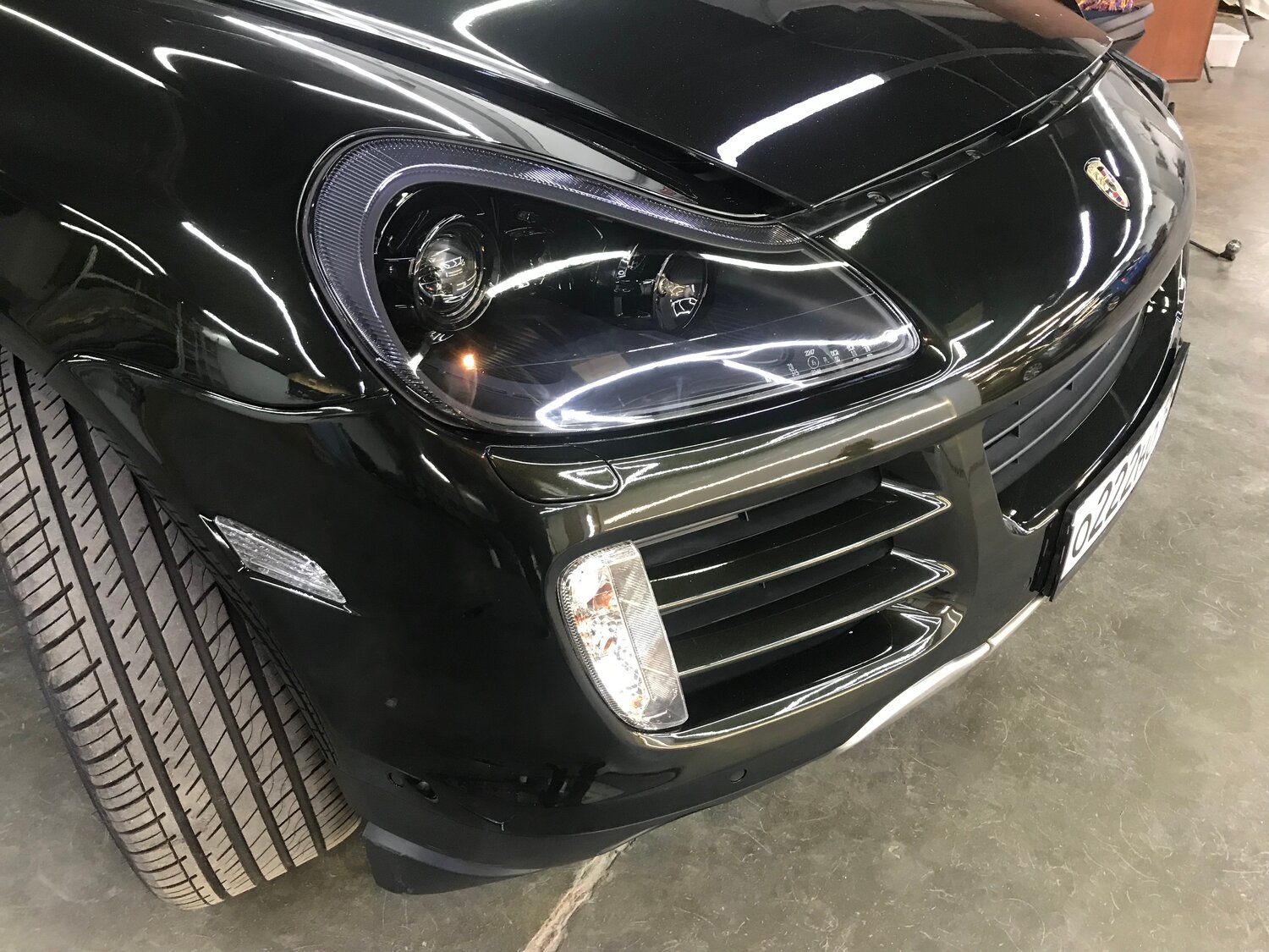 porsche cayenne, черный порше кайен, ходовые огни techart porsche cayenne 957, порше кайен 2019, porsche cayenne 955 3.2 tuning