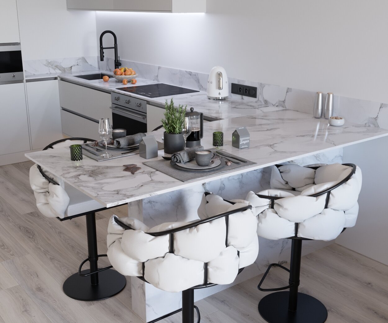 стол lyon boconcept, интерьер кухни, кухня дизайн интерьер, интерьер, дизайн интерьера
