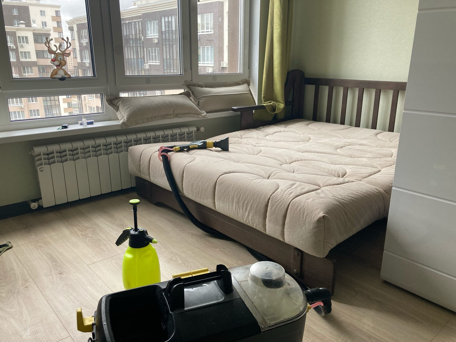 интерьер, квартира, диван кровать милена 062 н32сн, спальня в стиле, кровати