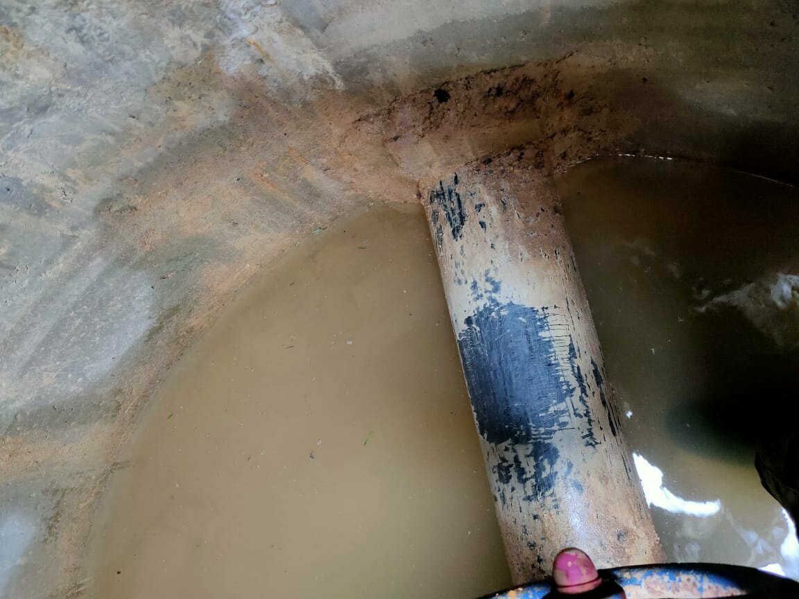 плывун в колодце, вода в колодце, чистка колодца, вода из колодца, мутная вода в колодце