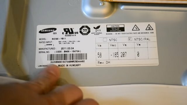 s42ax-yb11 матрица, матрица s42ax-yb01, самсунг s51ax-yb01, s50hw-yb06, самсунг ps43d451a3w