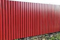 вентилируемый профлист для забора, профлист 0.4 для забора, забор из профлиста, забор из профнастила, профнастил с10 ral 3003