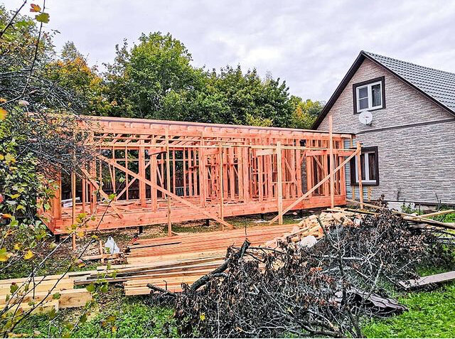 Строительство каркасного дома