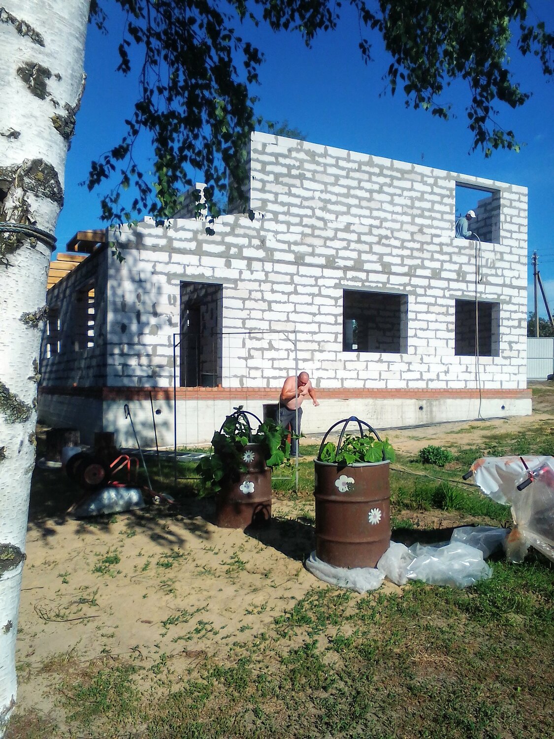 дом из газосиликатных блоков, дом из газобетона, дом из пеноблоков, дом из блоков, дом из газоблока