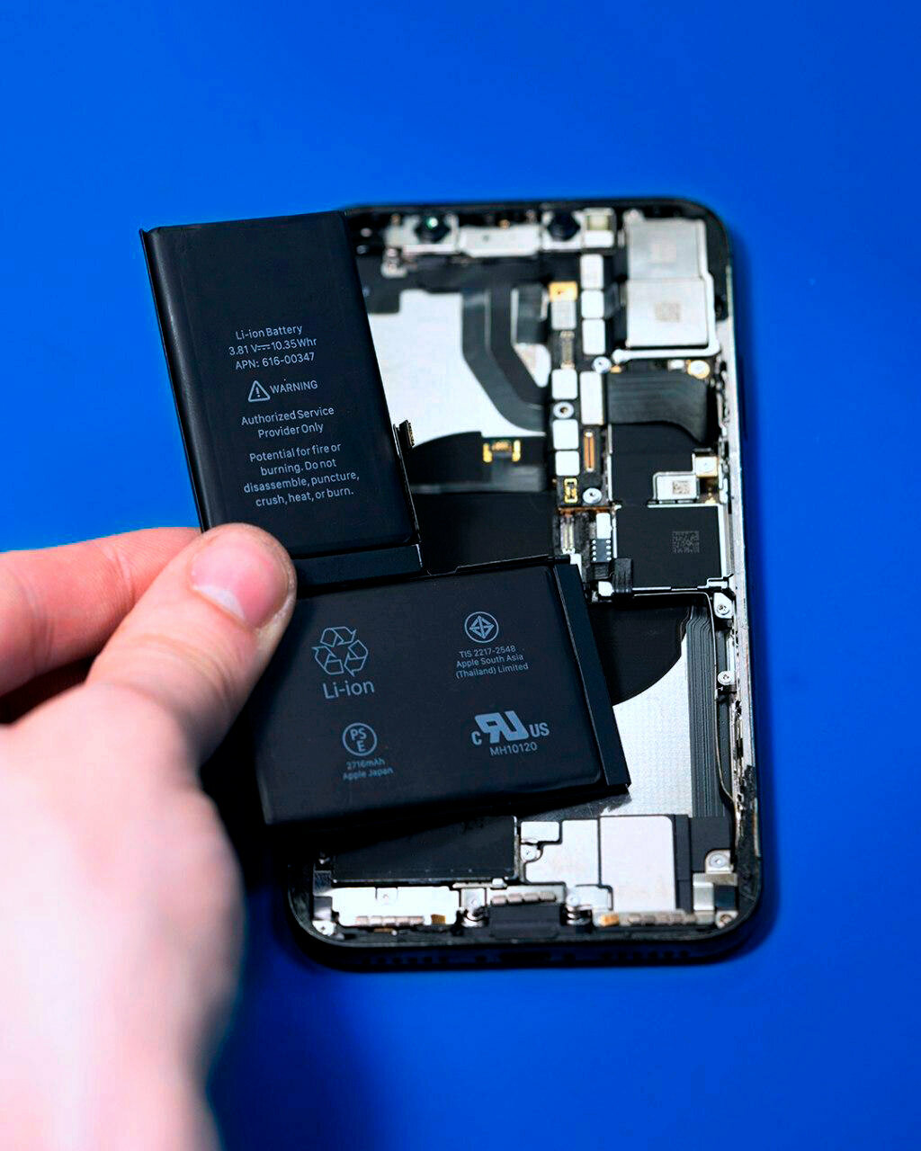 аккумулятор iphone 10, мобильный телефон, смартфон, аккумулятор iphone, телефон смартфон