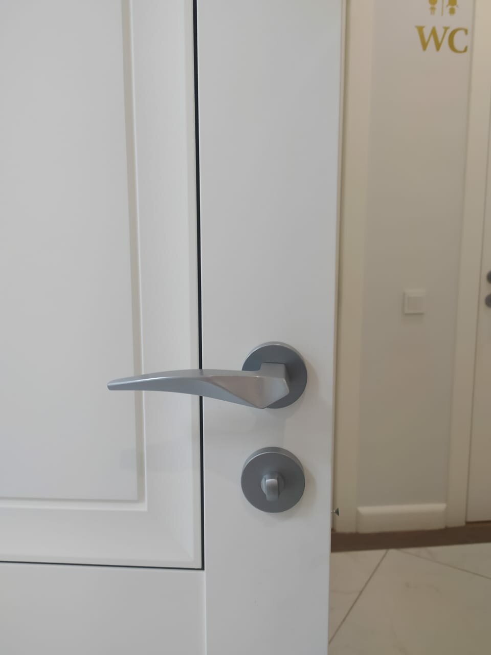 дверная ручка, дверь, дверная ручка convex 1625, profil doors 100u дарк вайт ручки, белые межкомнатные двери