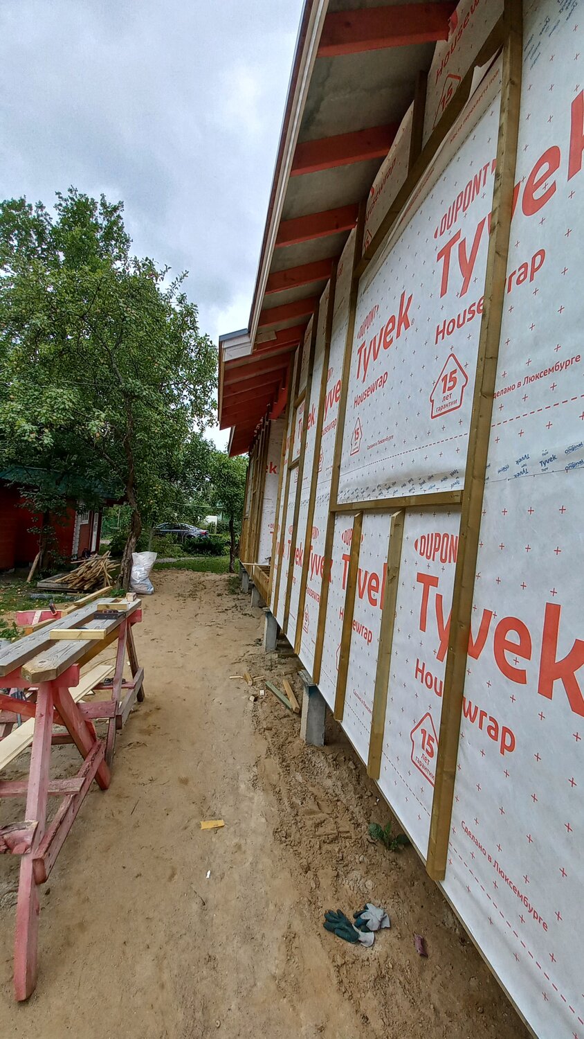 обрешетка под имитацию бруса на фасад, каркасный дом, деревянный дом, утепление дома из бруса 150х150 снаружи под сайдинг, дом