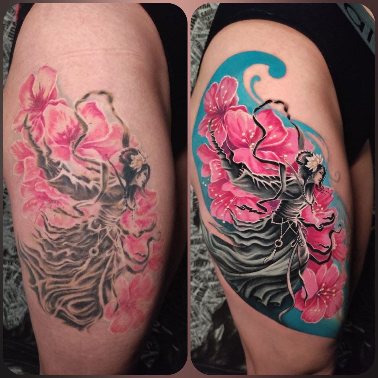 татуировка, временные цветные татуировки, тату без контура, cover up tattoo, tattoo