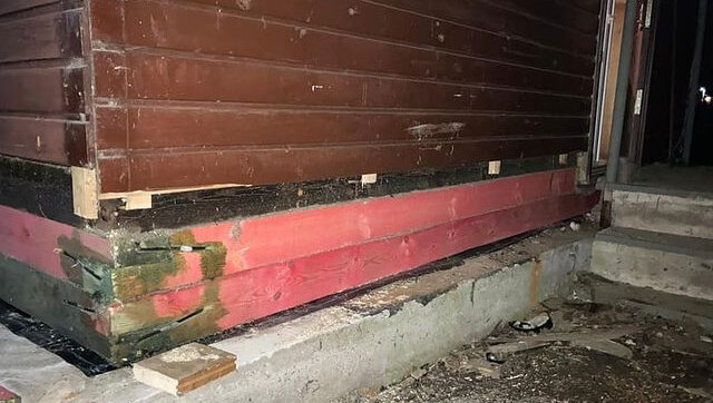 Замена гнилых венцов