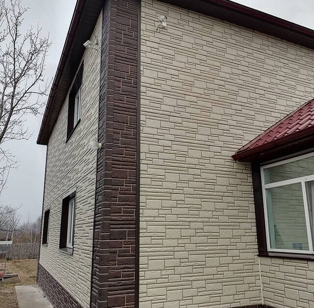 Монтаж фасада из фасадных панелей