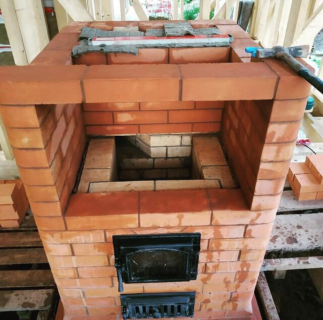 Кладка печи-шведки