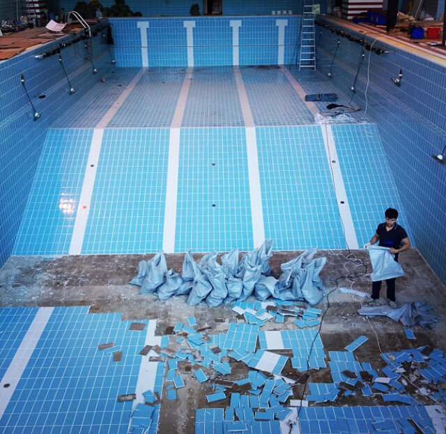 Демонтаж бассейна