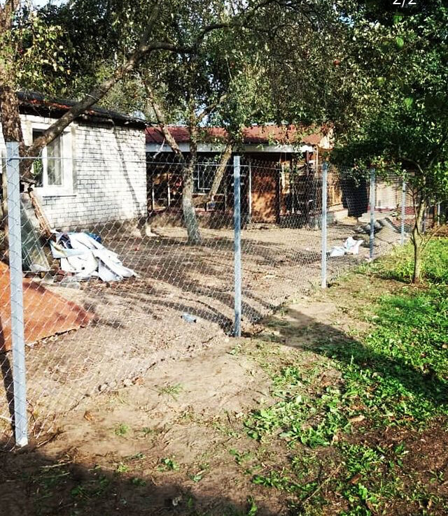 Строительство забора из сетки Рабица