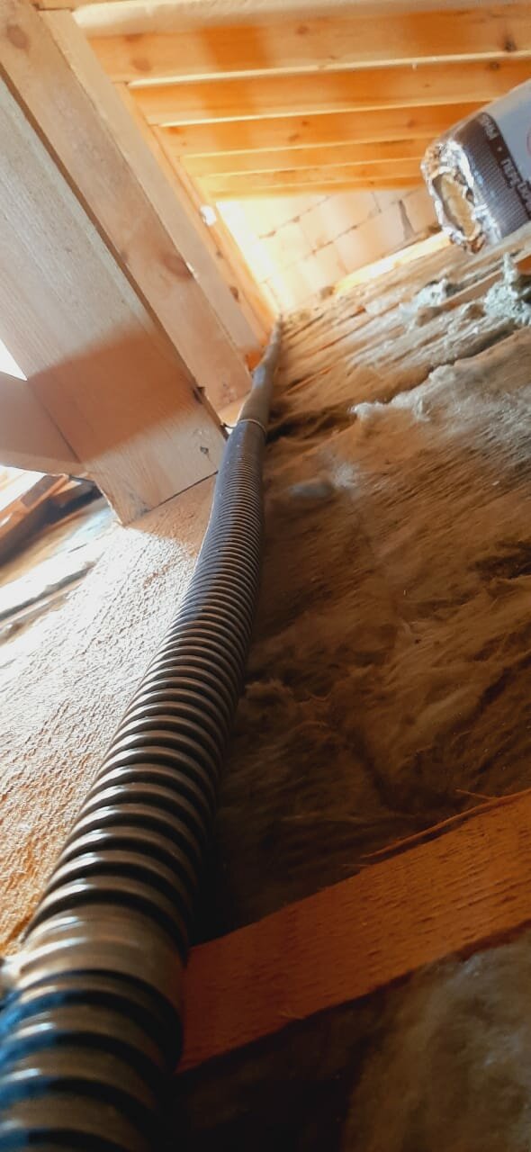 труба для вентиляции 400мм, утепленная канализационная труба, гофра для электропроводки в бане, дренажная труба, вентиляционные трубы для бани