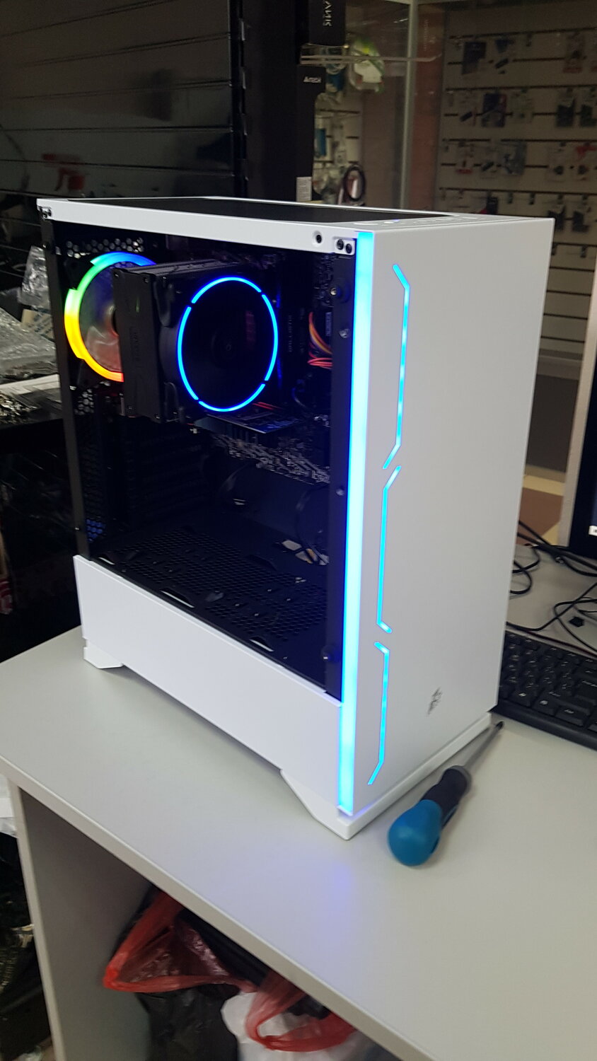 системный блок, техника, компьютер, игровой пк core i5, корпус для пк