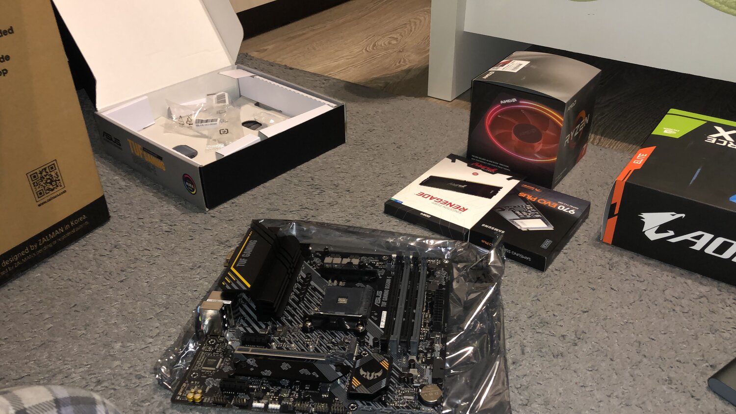 комплектующие пк, комплектующие для игрового пк, amd ryzen 7 1700, ryzen 7 2600, ryzen 1050ti