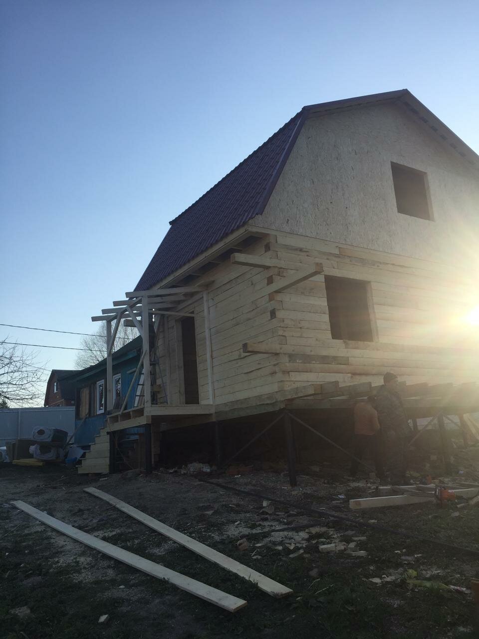 Строительство пристройки к дому