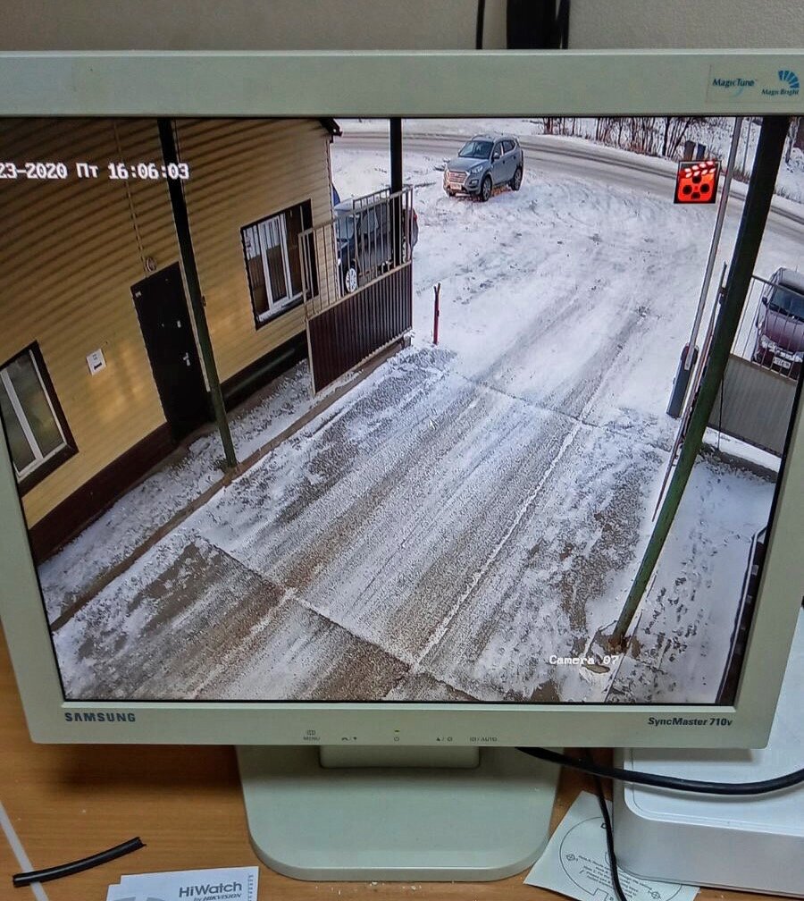 экран, экран видеонаблюдения, видеонаблюдение в тольятти, монитор, качество съемки камер видеонаблюдения