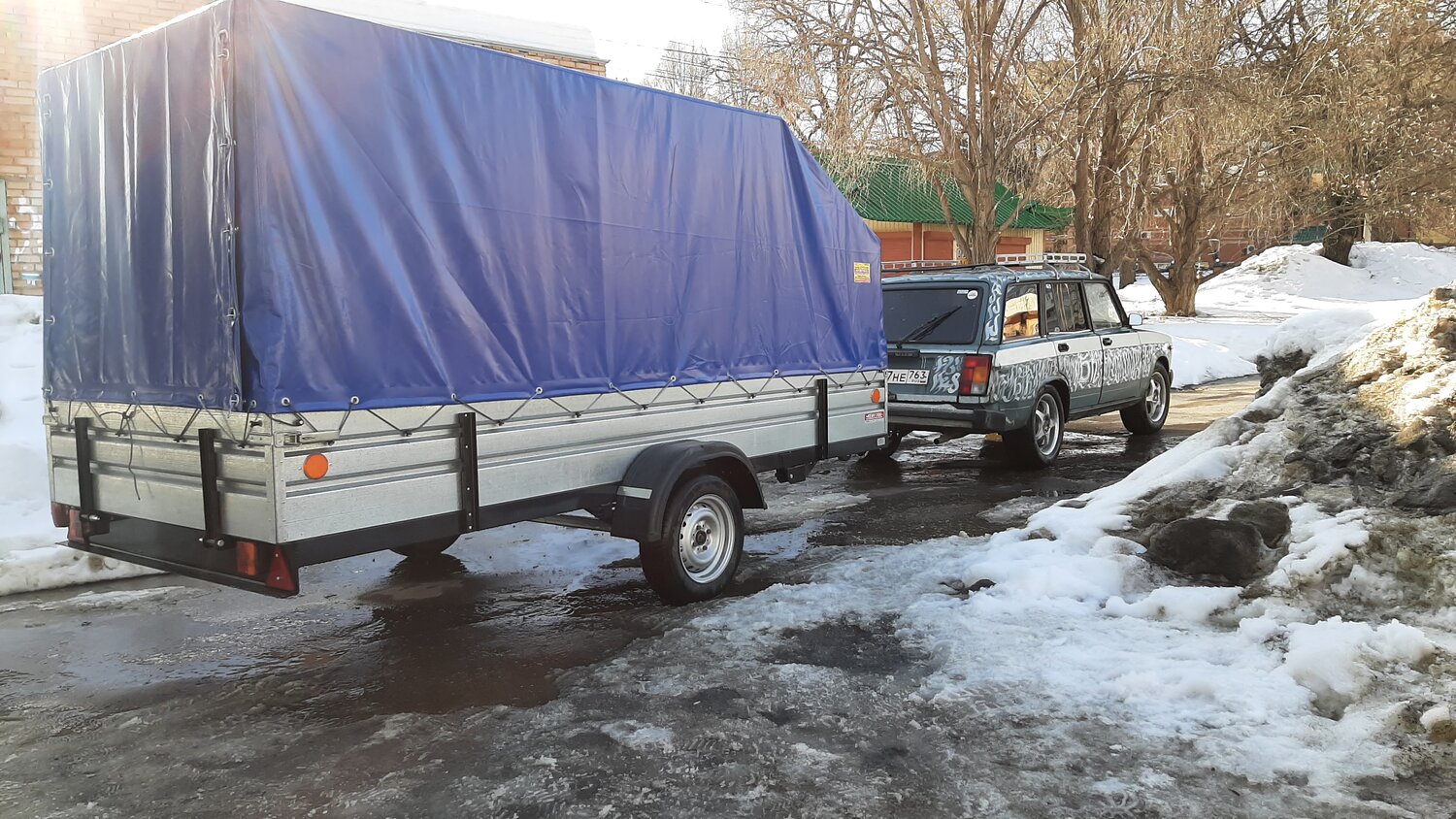 прицеп мзса 2.5х1.5, прицеп мзса 817717, мзса 817715 с тентом, прицеп мзса, легковой прицеп мзса 817717