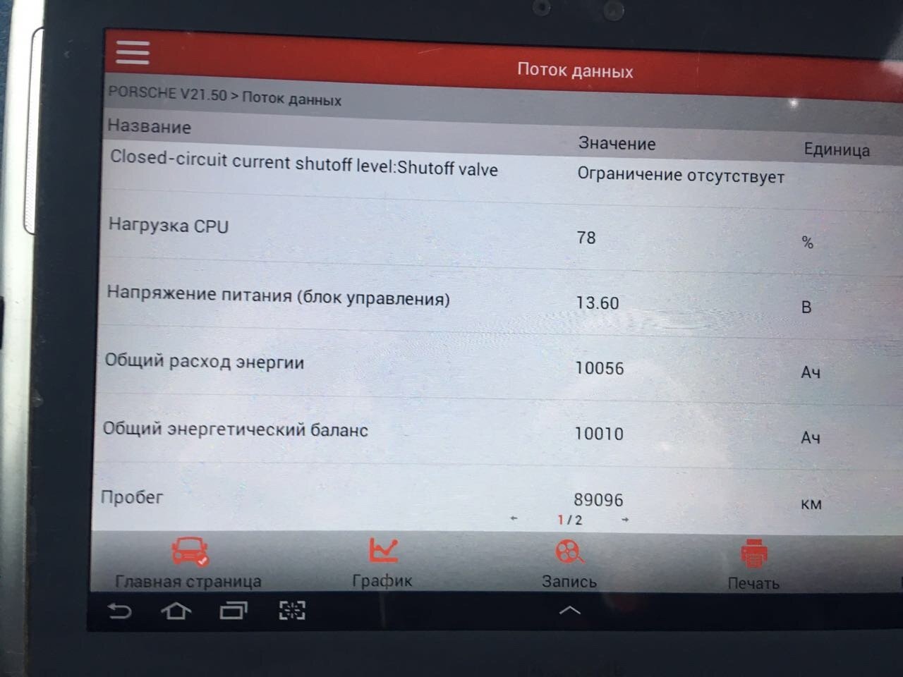ошибка, расход топлива, расходы, нет связи с блоком управления кузовом, расход воздуха