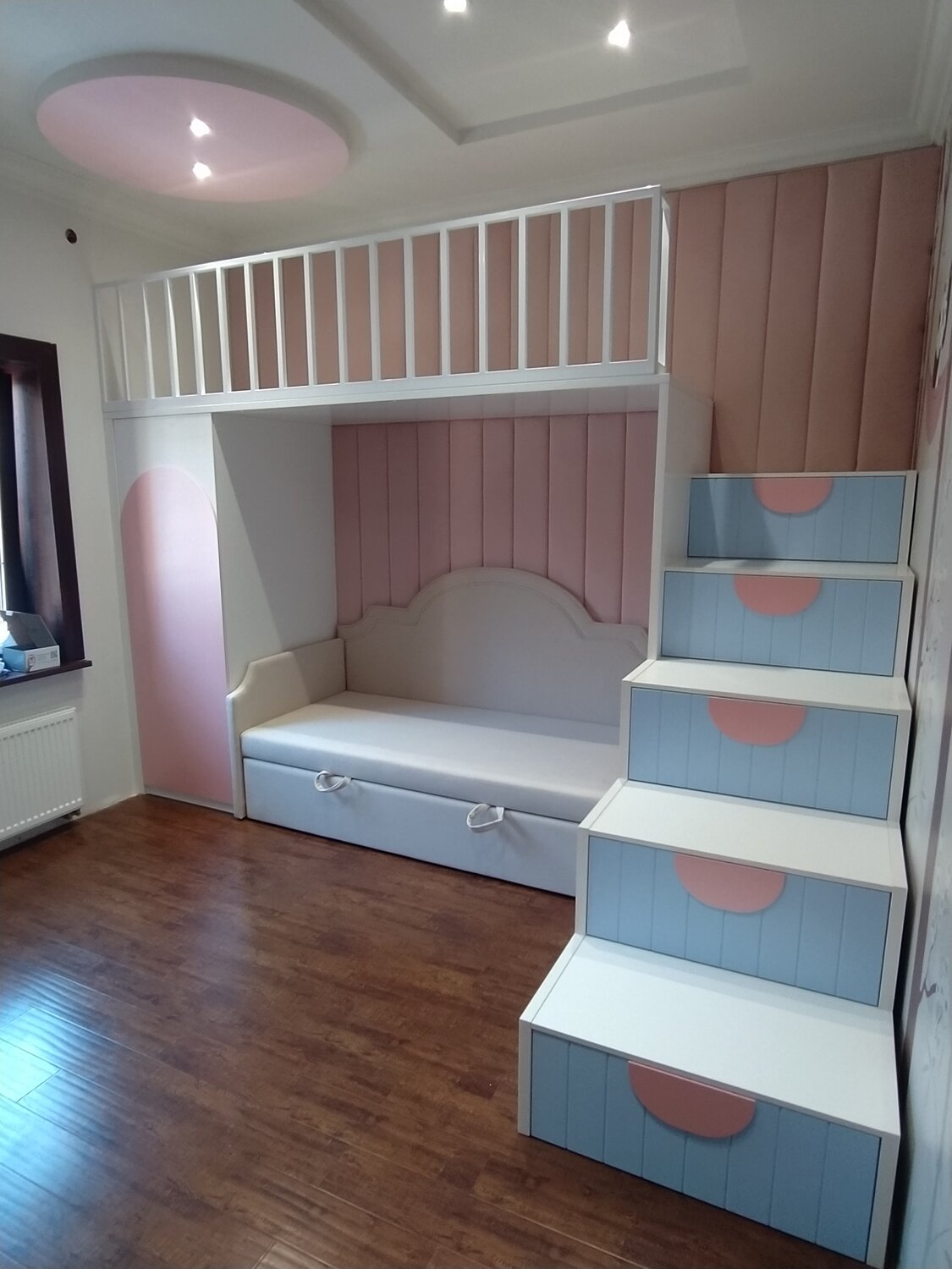 детская двухъярусная кровать-домик таллин-2 слк, двухъярусная кровать домик, двухъярусная детская кровать, 2х ярусная кровать с лестницей комодом икеа, детская кровать домик двухъярусная