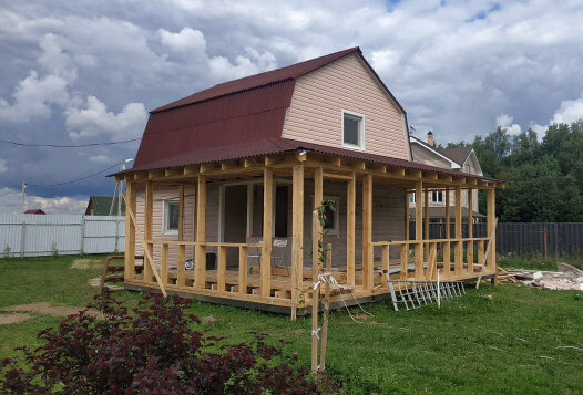 Строительство террасы к дому