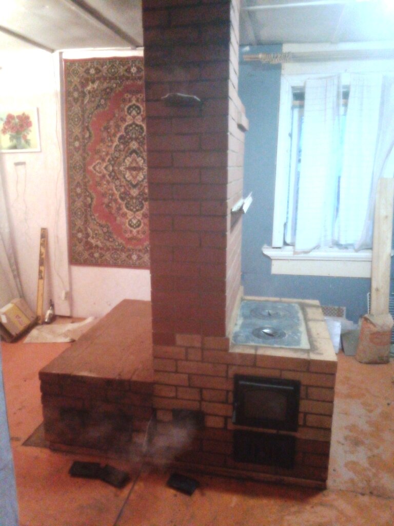 кирпичные печи, отопительная печь, печь голландка с плитой, кирпичная печь камин, маленькая кирпичная печь для дачи