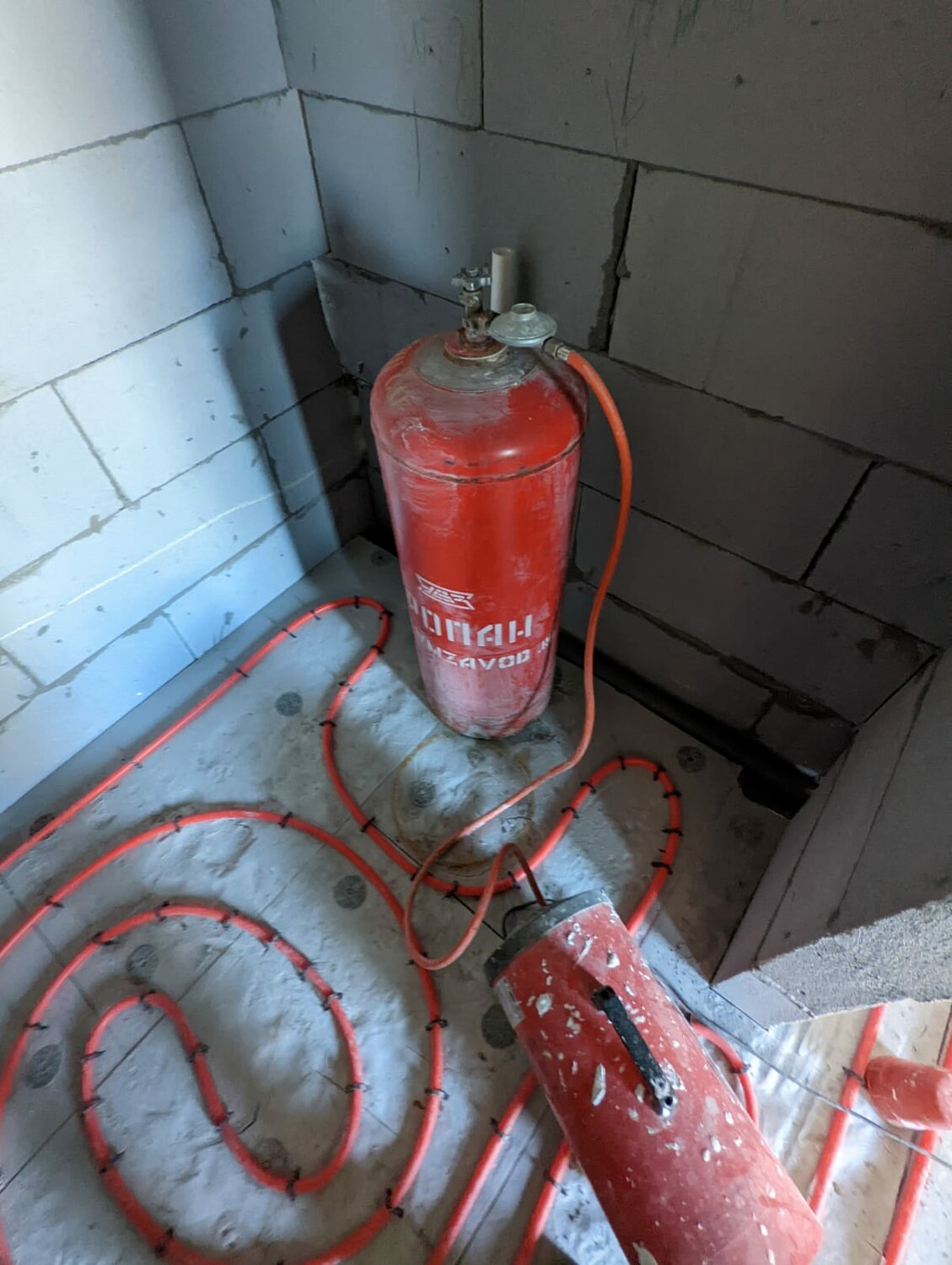 газовый баллон, небольшой газовый баллон, пропановый баллон, газ балон, баллон пропановый 50 л