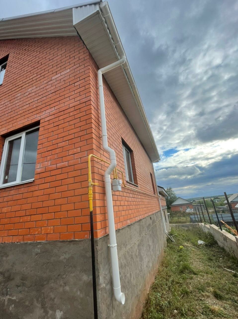 кирпичный дом, дом, дома дачи коттеджи, коттедж, частный дом