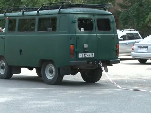 Буксировка на тросу