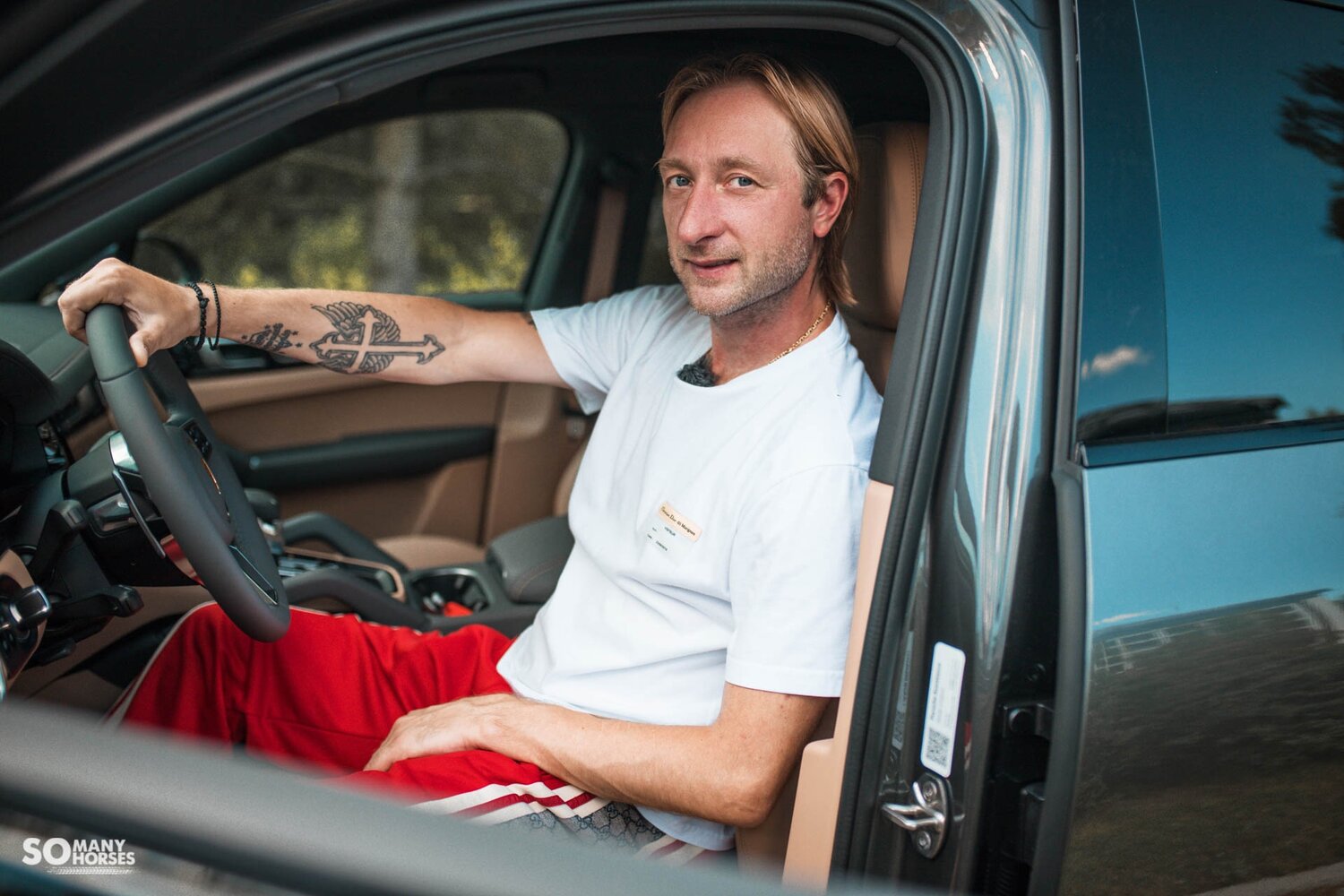 мужчина, авто, автомобиль, евгений плющенко porsche taycan, машина