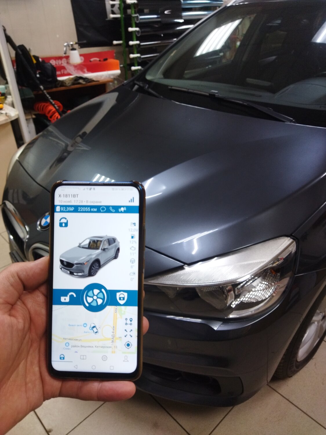 серая бмв, автомобиль bmw, машина bmw, автозапуск бмв е90, автомобиль