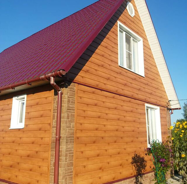 Монтаж фасада из металлического сайдинга