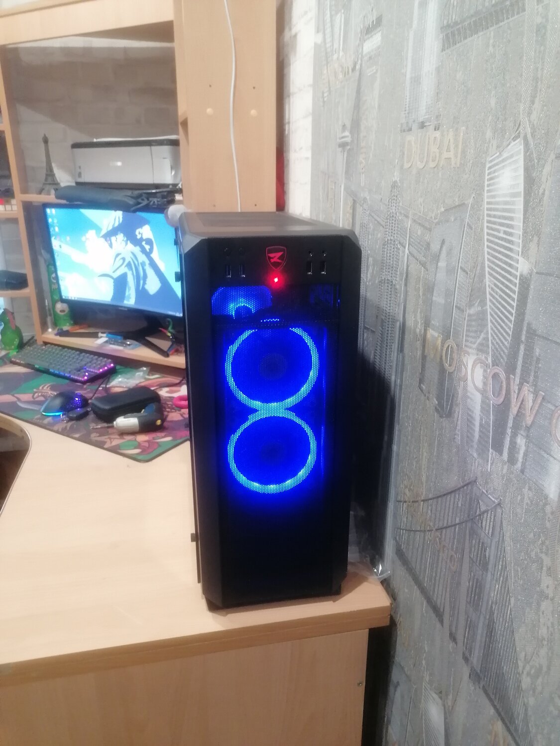 мощный игровой компьютер, компьютерная техника, пк игровой, игровой системник, компьютеры