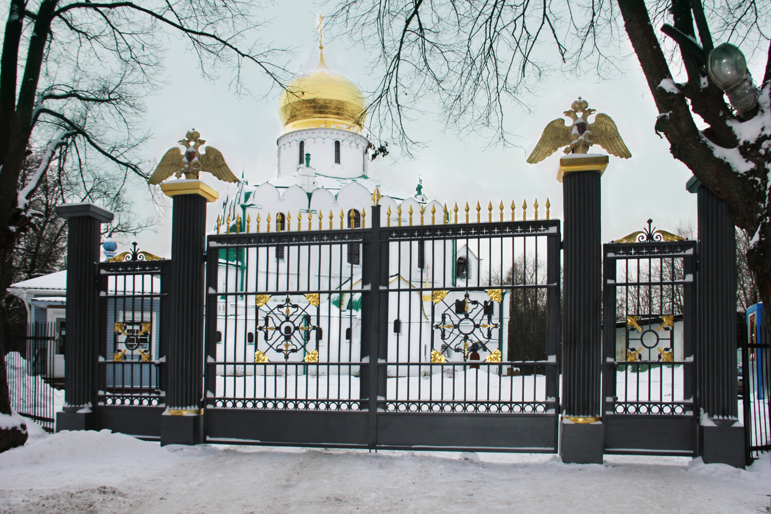 феодоровский собор пушкин, царское село феодоровский собор зима, феодоровский собор в царском селе, александровский сад москва ворота, в царском селе