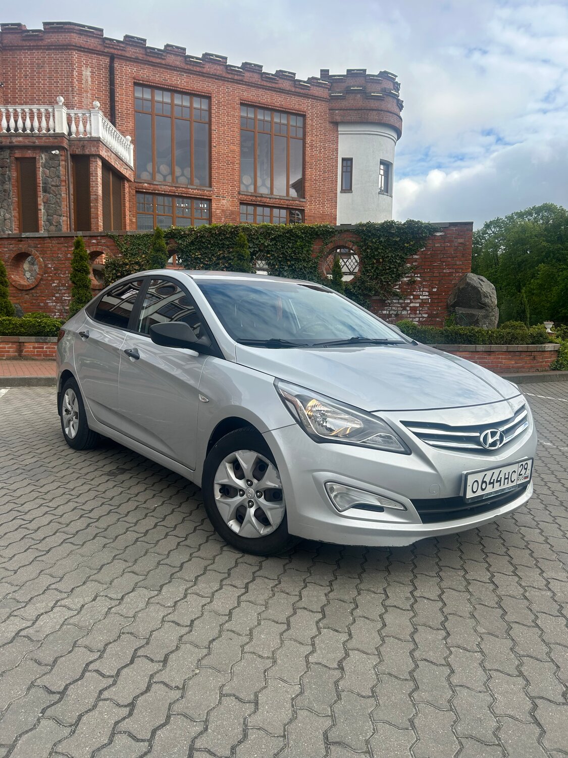 huyndai solaris, серебристый хендай, hyundai solaris 2015, hyundai solaris 2016, Hyundai Elantra V (MD) Рестайлинг