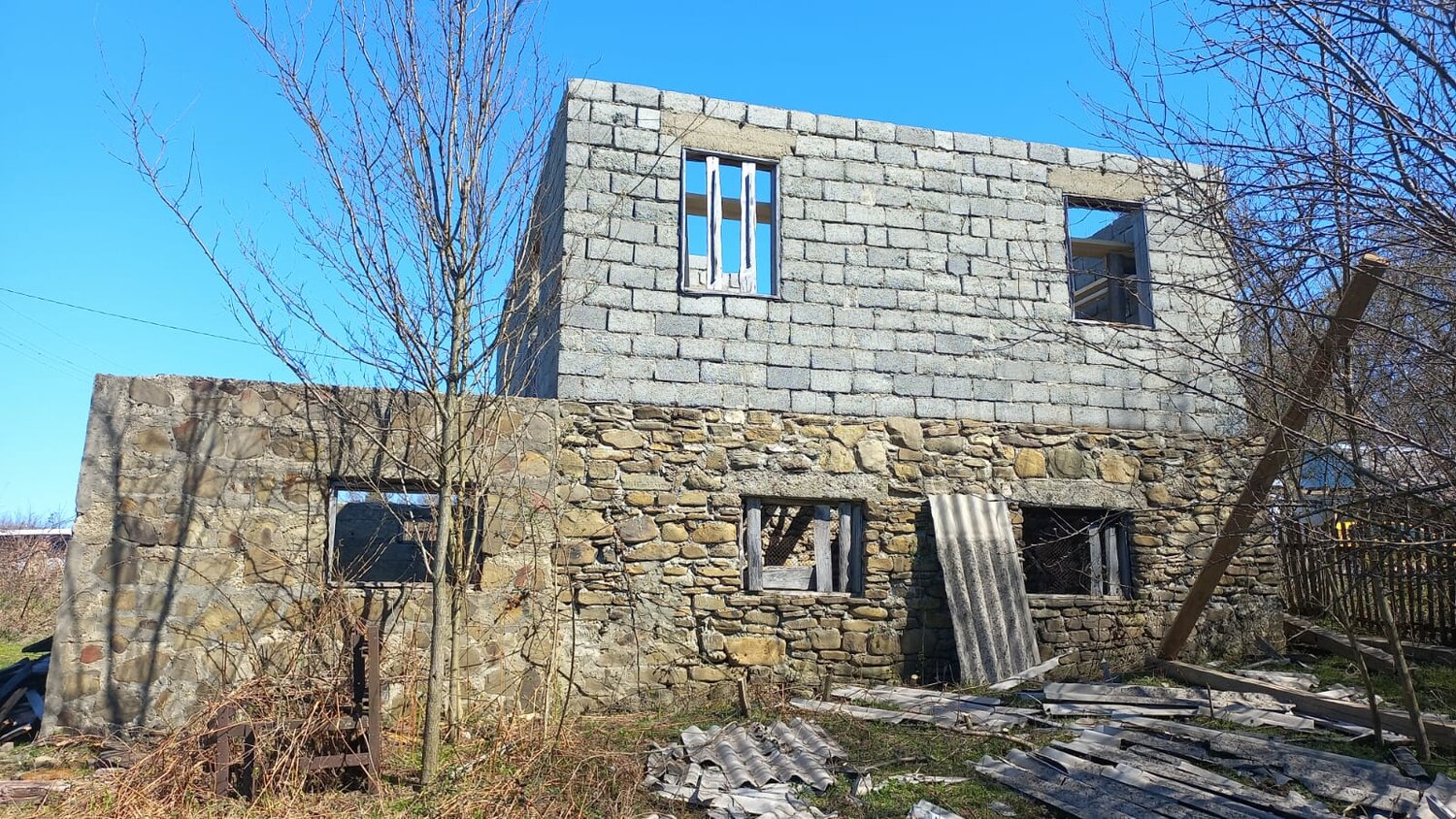 дом, дом в севастополе, дом из арболита, арболитовые блоки, дом из арболитовых блоков