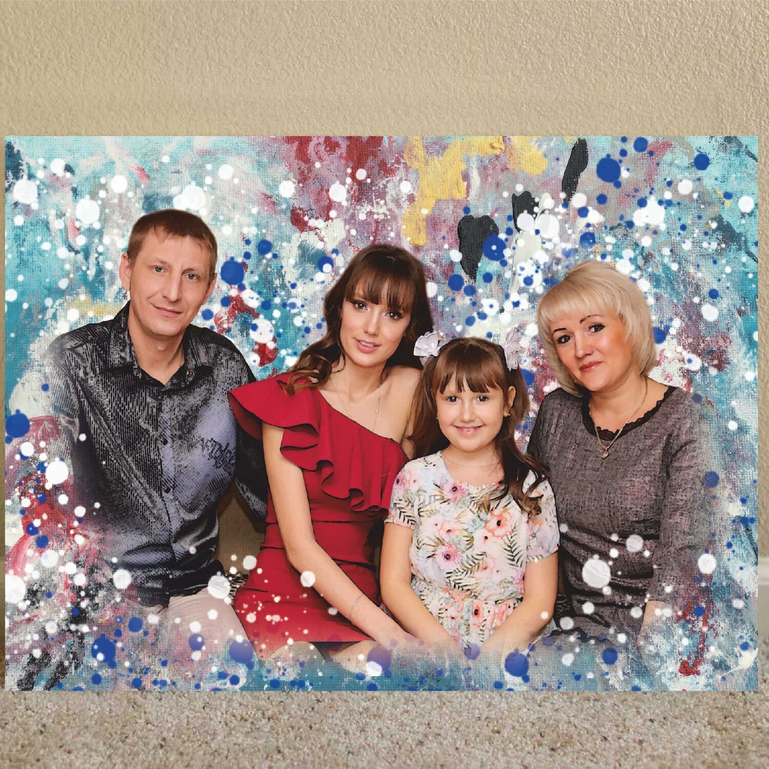 семейные портреты дрим, человек, женщина, семейный портрет дрим арт, семейный портрет