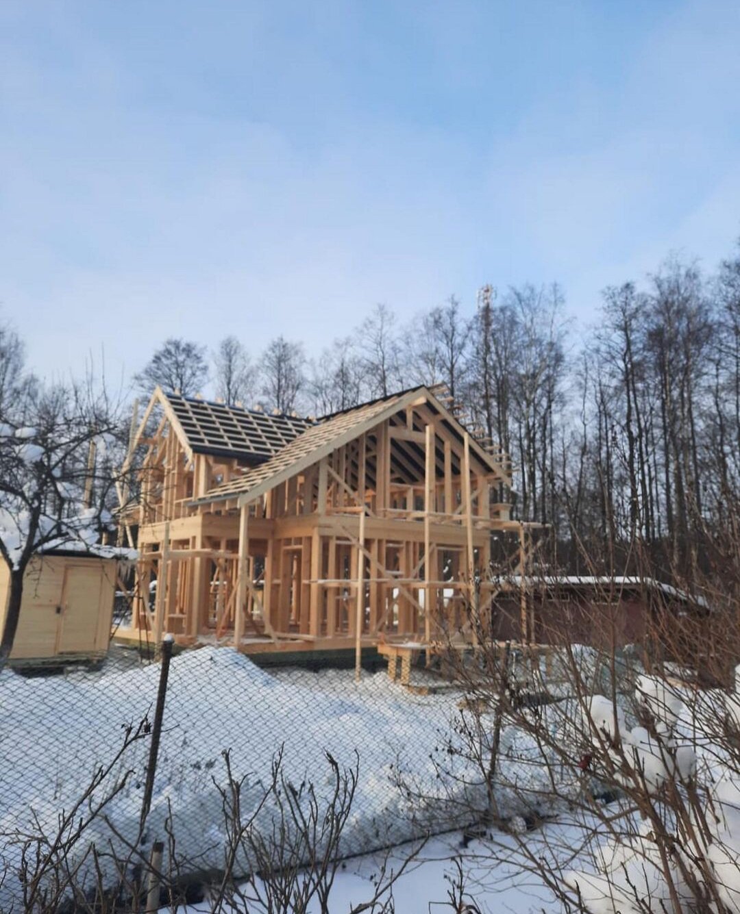 Строительство каркасного дома